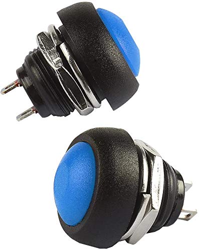 Amazon.co.jp: GTIWUNG 12個 丸いボタンスイッチ事前はんだ付け